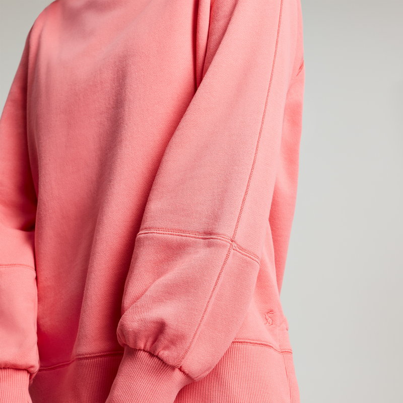 Joules Amina Crew Neck Sweatshirt - Coral-3